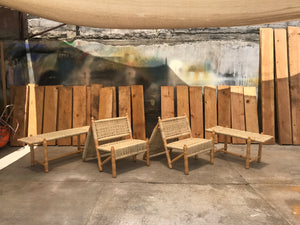 The Tenancingo Family; Chair, Stool and Bench.